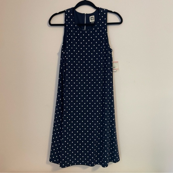 anne klein navy blue dress Bec + Bridge // Light Blue Satin Mari Lou Mesh Panel Dress  VSP Consignment